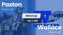 Matchup: Paxton vs. Wallace  2017