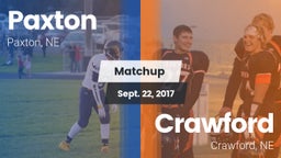 Matchup: Paxton vs. Crawford  2017