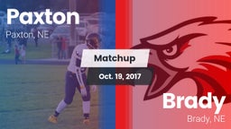 Matchup: Paxton vs. Brady  2017