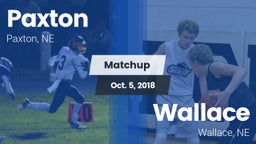 Matchup: Paxton vs. Wallace  2018
