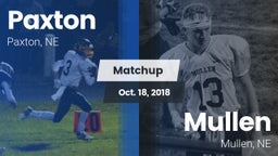 Matchup: Paxton vs. Mullen  2018