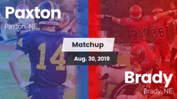Matchup: Paxton vs. Brady  2019