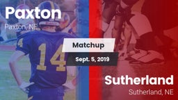 Matchup: Paxton vs. Sutherland  2019