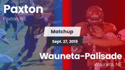 Matchup: Paxton vs. Wauneta-Palisade  2019