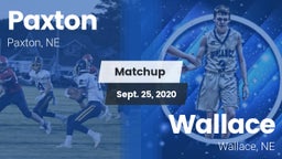 Matchup: Paxton vs. Wallace  2020