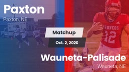 Matchup: Paxton vs. Wauneta-Palisade  2020