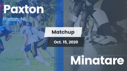 Matchup: Paxton vs. Minatare 2020
