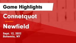 Connetquot  vs Newfield  Game Highlights - Sept. 12, 2022