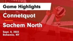 Connetquot  vs Sachem North  Game Highlights - Sept. 8, 2023