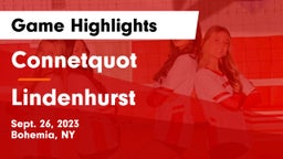 Connetquot  vs Lindenhurst  Game Highlights - Sept. 26, 2023