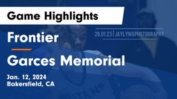 Frontier  vs Garces Memorial  Game Highlights - Jan. 12, 2024