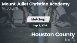 Matchup: Mount Juliet Christi vs. Houston County  2016