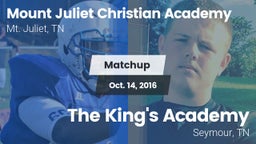 Matchup: Mount Juliet Christi vs. The King's Academy 2016