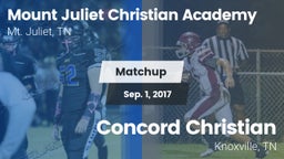 Matchup: Mount Juliet Christi vs. Concord Christian  2017