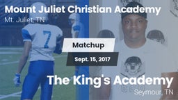 Matchup: Mount Juliet Christi vs. The King's Academy 2017