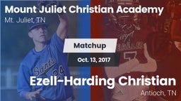 Matchup: Mount Juliet Christi vs. Ezell-Harding Christian  2017