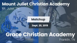 Matchup: Mount Juliet Christi vs. Grace Christian Academy 2019