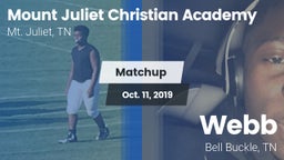 Matchup: Mount Juliet Christi vs. Webb  2019