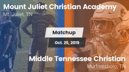 Matchup: Mount Juliet Christi vs. Middle Tennessee Christian 2019
