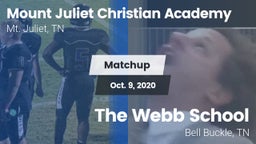 Matchup: Mount Juliet Christi vs. The Webb School 2020