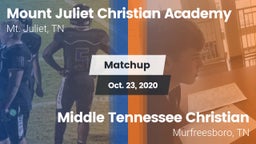 Matchup: Mount Juliet Christi vs. Middle Tennessee Christian 2020