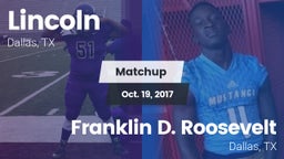 Matchup: Lincoln vs. Franklin D. Roosevelt  2017