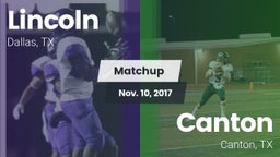 Matchup: Lincoln vs. Canton  2017