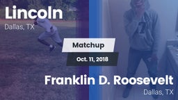 Matchup: Lincoln vs. Franklin D. Roosevelt  2018