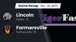 Recap: Lincoln  vs. Farmersville  2019