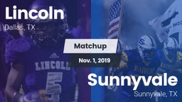 Matchup: Lincoln vs. Sunnyvale  2019