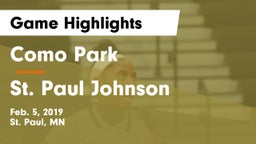 Como Park  vs St. Paul Johnson Game Highlights - Feb. 5, 2019