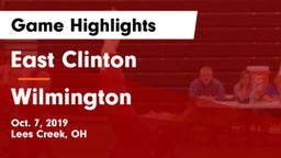 East Clinton  vs Wilmington  Game Highlights - Oct. 7, 2019