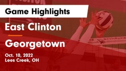 East Clinton  vs Georgetown  Game Highlights - Oct. 10, 2022
