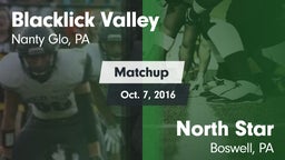 Matchup: Blacklick Valley vs. North Star  2016