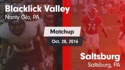 Matchup: Blacklick Valley vs. Saltsburg  2016