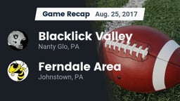 Recap: Blacklick Valley  vs. Ferndale  Area  2017