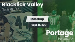 Matchup: Blacklick Valley vs. Portage  2017