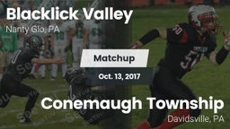 Matchup: Blacklick Valley vs. Conemaugh Township  2017