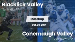 Matchup: Blacklick Valley vs. Conemaugh Valley  2017