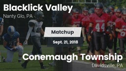 Matchup: Blacklick Valley vs. Conemaugh Township  2018