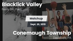 Matchup: Blacklick Valley vs. Conemaugh Township  2019