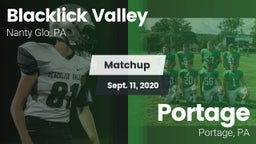 Matchup: Blacklick Valley vs. Portage  2020