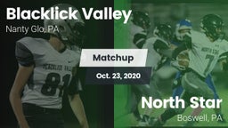 Matchup: Blacklick Valley vs. North Star  2020