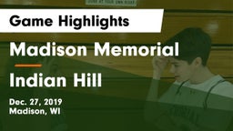 Madison Memorial  vs Indian Hill  Game Highlights - Dec. 27, 2019