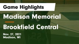 Madison Memorial  vs Brookfield Central  Game Highlights - Nov. 27, 2021