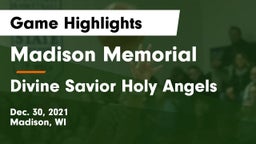 Madison Memorial  vs Divine Savior Holy Angels Game Highlights - Dec. 30, 2021