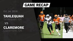 Recap: Tahlequah  vs. Claremore  2016