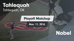 Matchup: Tahlequah vs. Nobel 2016