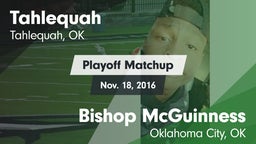 Matchup: Tahlequah vs. Bishop McGuinness  2016