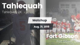 Matchup: Tahlequah vs. Fort Gibson  2018